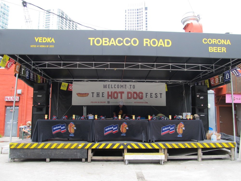 Stage at Hot Dog Fest 2013