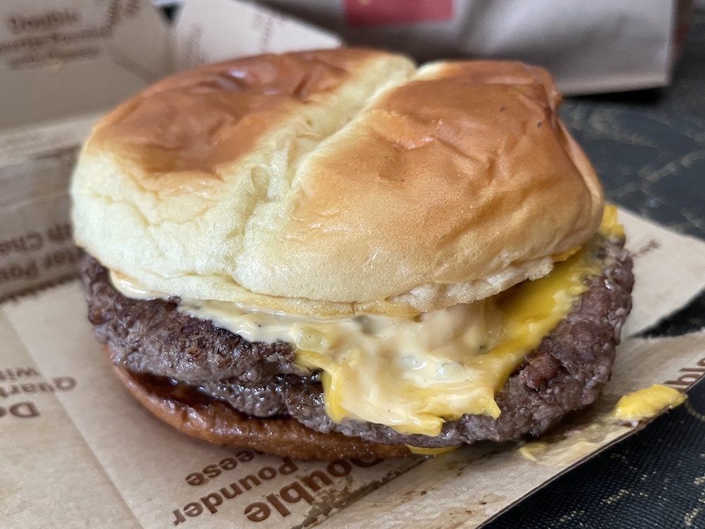 McDonald's Quarter Pounder on Artisan Potato Bun with Big Mac Sauce