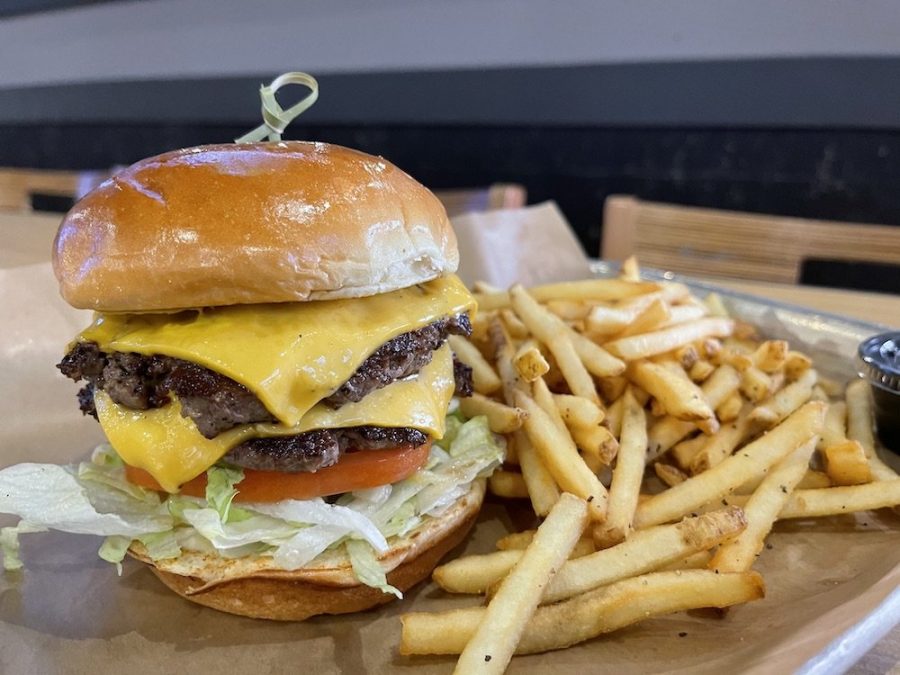  All-American Cheeseburger with Fries