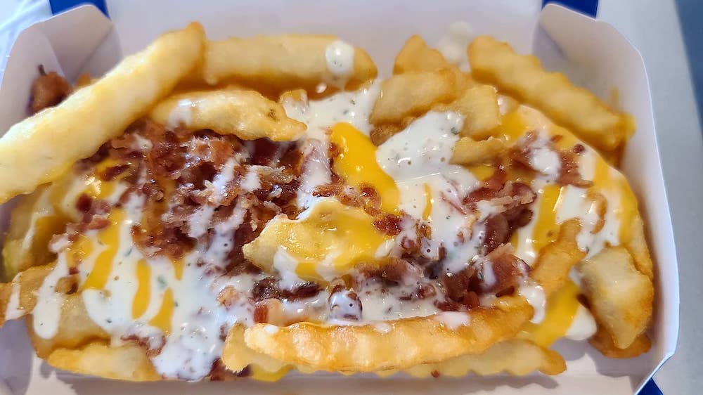 White Castle Bacon Cheese Fries