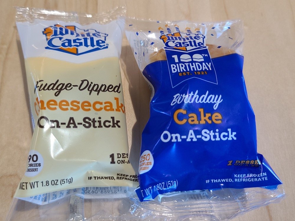 White Castle Cakes on a Stick
