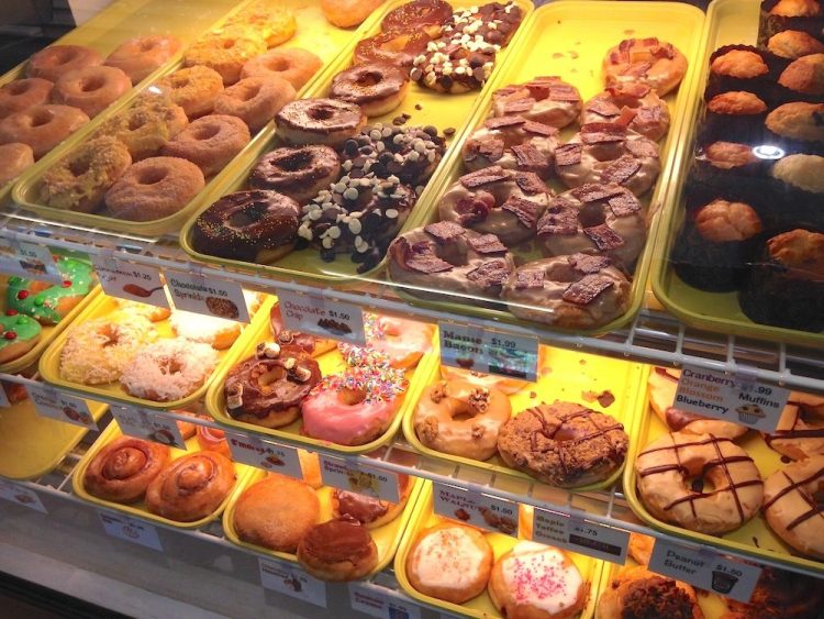 Bennett's Fresh Roast Donut Display Case in Fort Myers, Florida