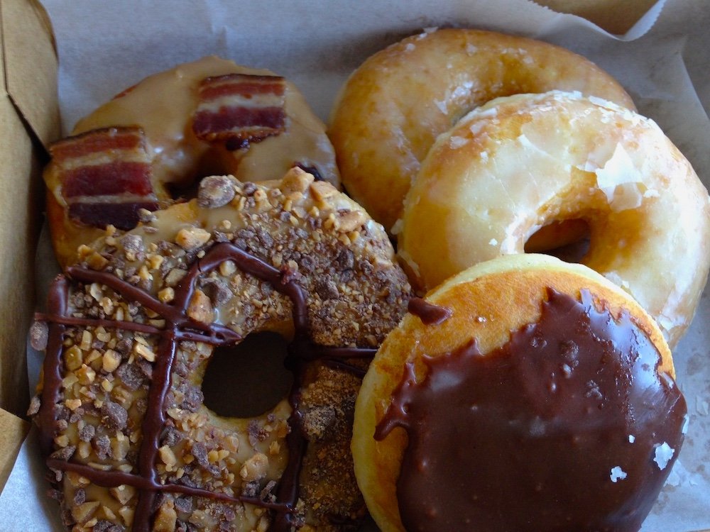 Donut Box from Bennett's Fresh Roast in Fort Myers, Florida