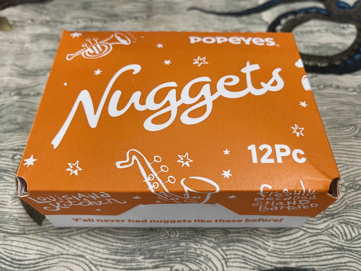 Popeyes Chicken Nuggets 12 Piece Box