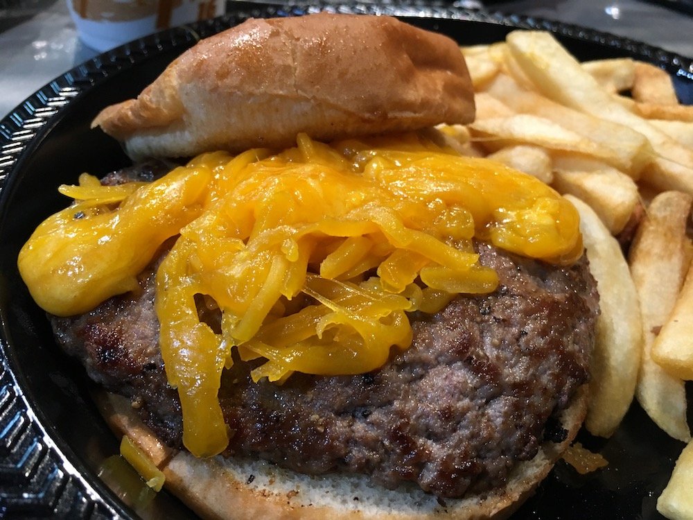 CheeseBurger with Fries
