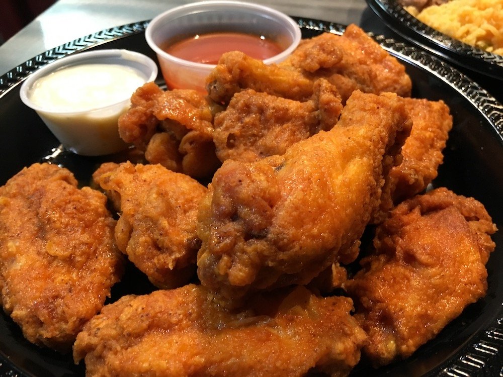 Chicken Wings tossed in Buffalo sauce from Sami's Pizza & Grill in Marco Island, Florida