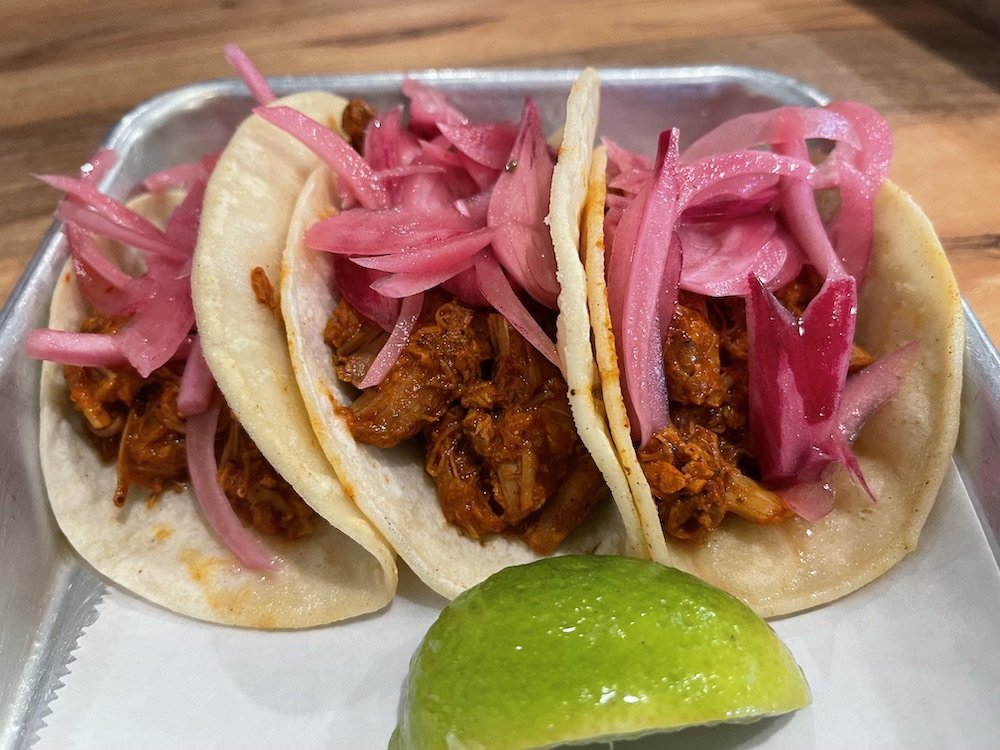 Cochinita Pibil Tacos from Jacalito Taqueria Mexicana