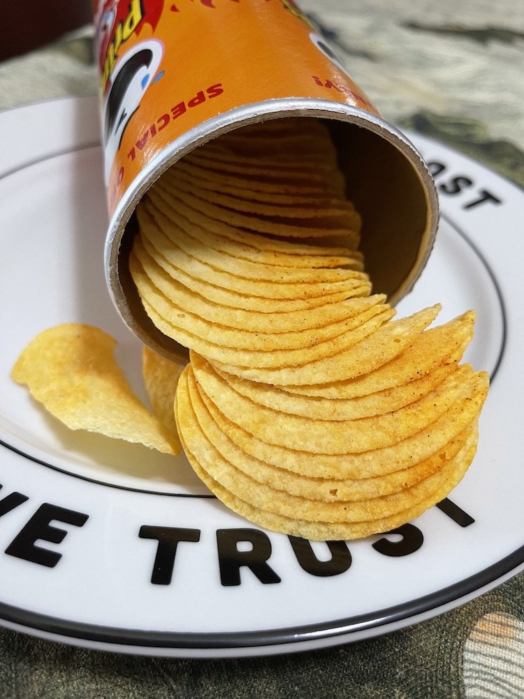 Pringle's/Wendy's Spicy Chicken Chips