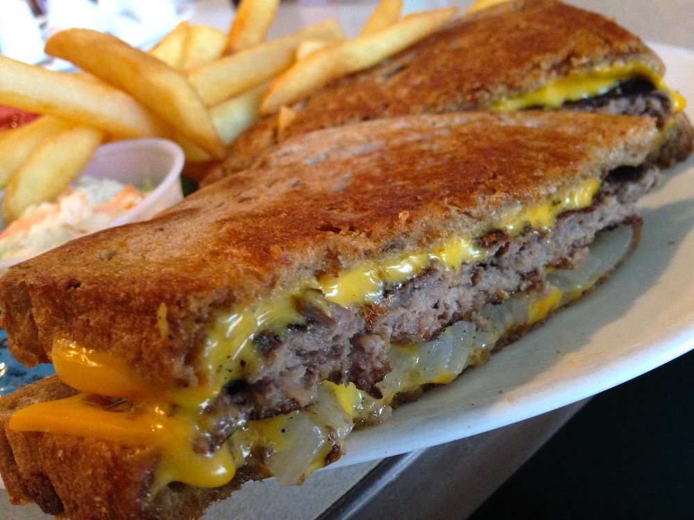 Patty Melt from Sunflower Cafe in Fort Myers Beach, Florida
