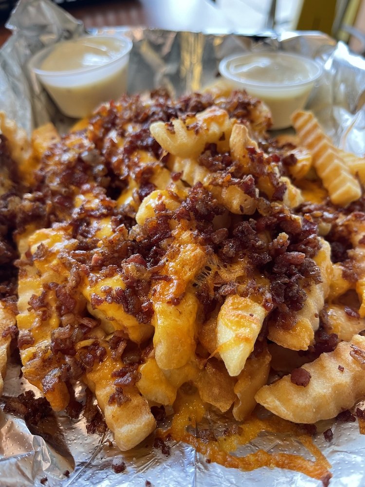 Valento's Loaded Fries with Housemade Ranch Sauce
