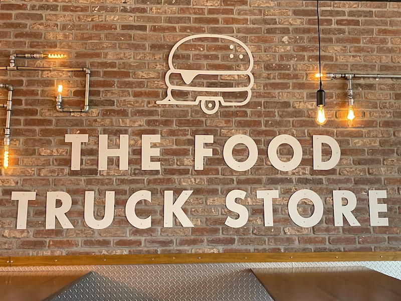 The Food Truck Store Brick Wall in North Miami, Florida