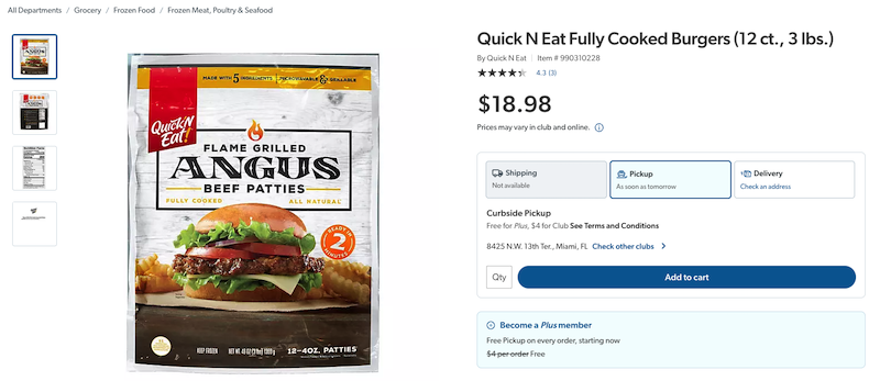 Quick 'N Eat is BACK at Sam's Club
