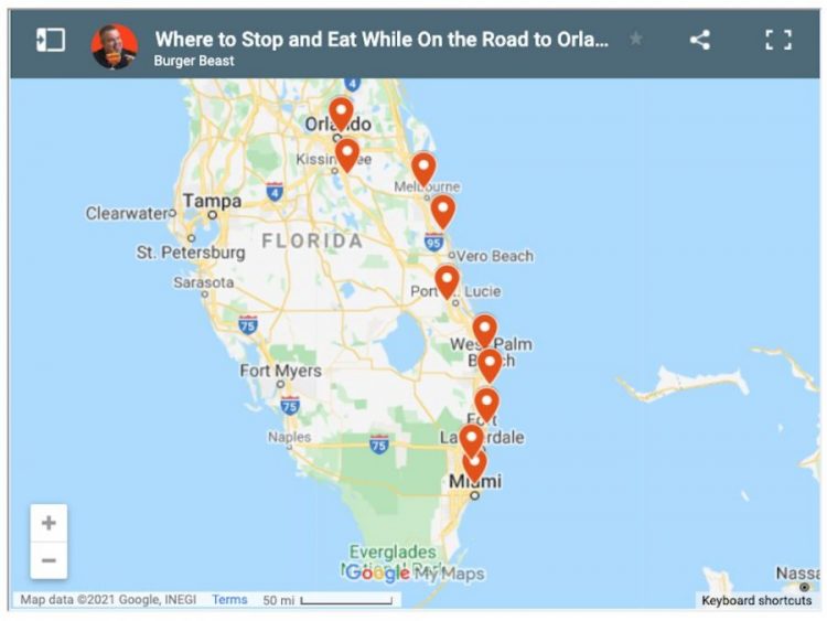 Where to Stop and Eat While On the Road to Orlando