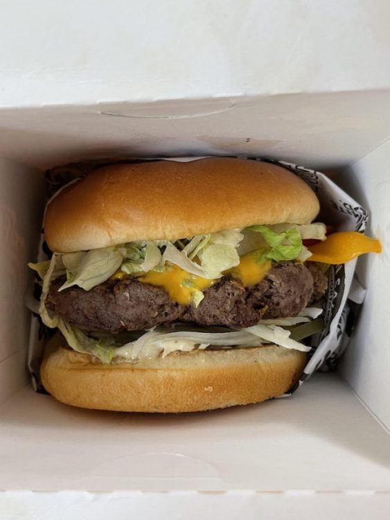 Guy Fieri's Flavortown Real Cheezy Burger in Box