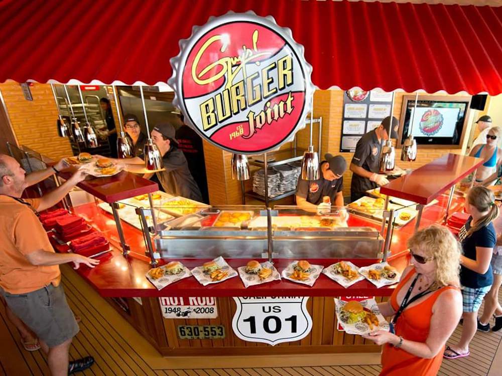 Guy's Burger Joint on Carnival Cruise