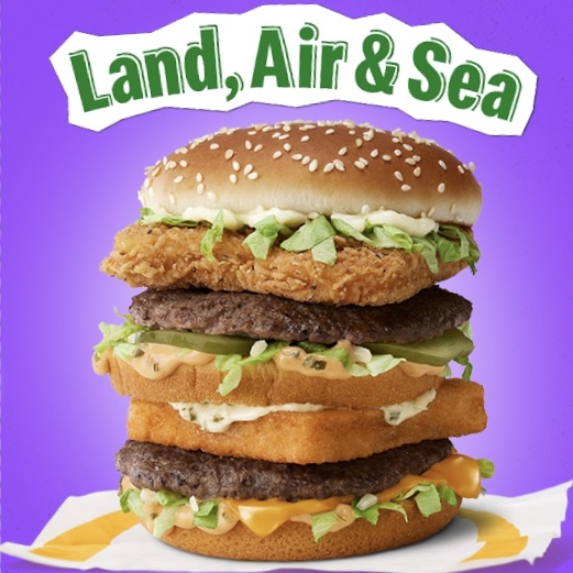 McDonald's Land Air Sea Menu Hack