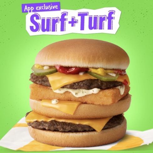 McDonald's Surf Turf Menu Hack