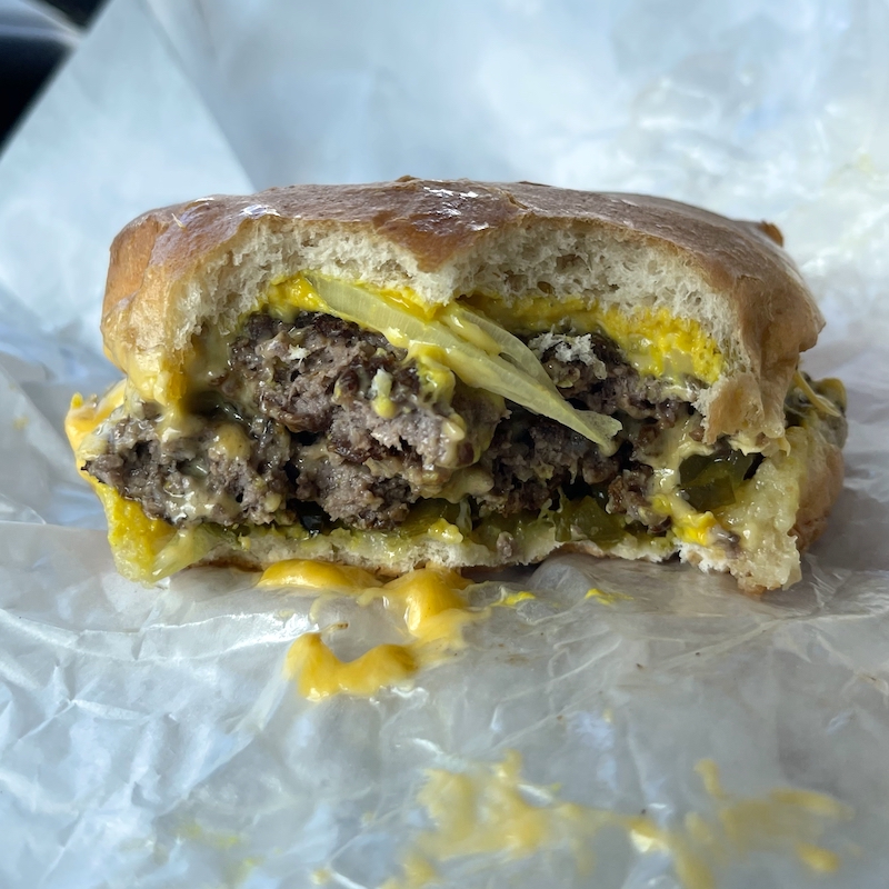 Double Cheeseburger from Hamburger Haven in West Palm Beach, Florida