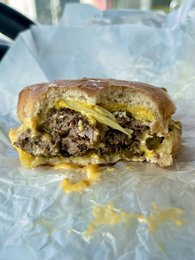 Double Cheeseburger Half from Hamburger Haven in West Palm Beach