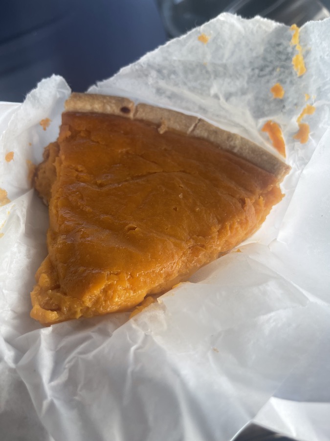 Sweet Potato Pie from Hamburger Haven in West Palm Beach