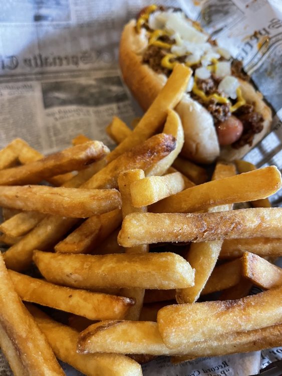 Fries from Brester's Coney Island in Ocala, Florida