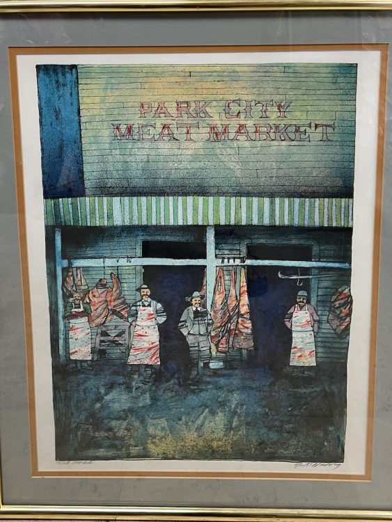 Park City Meat Market Framed Poster