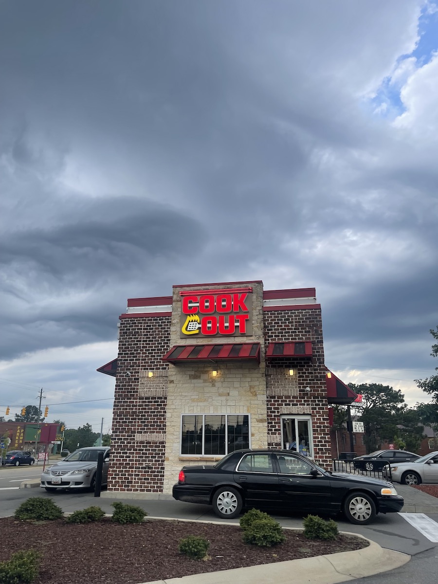 Cook Out Fast Food in Fayetteville, North Carolina