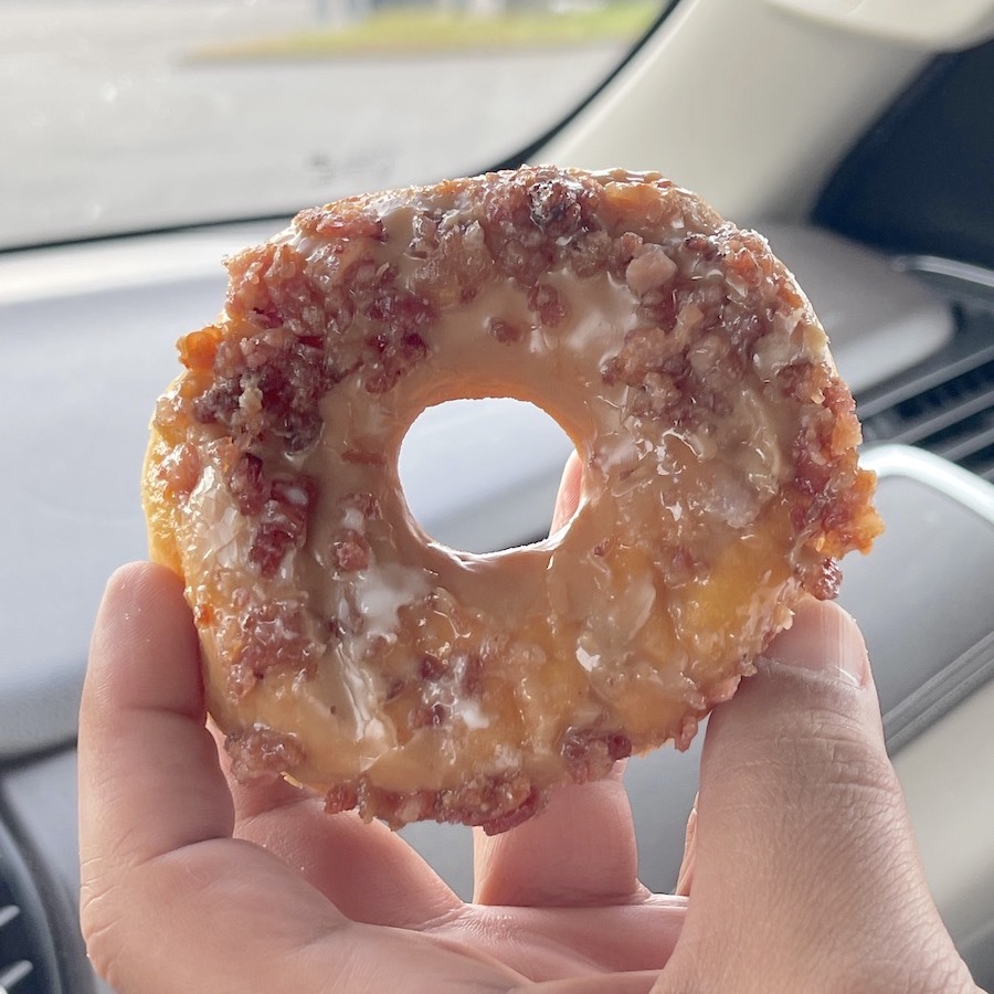 Maple Bacon Donut from Howard's Donuts in Memphis, Tennessee