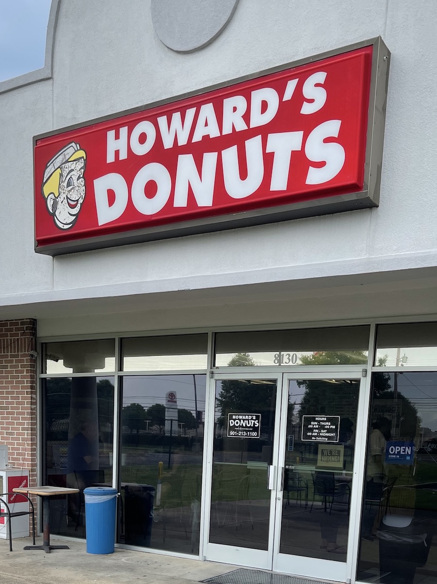 Howard's Donuts in Memphis, Tennessee