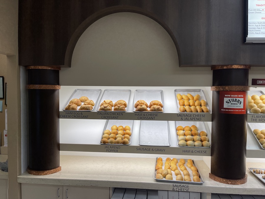 Left Display Case from Kolache Factory in Houston, Texas