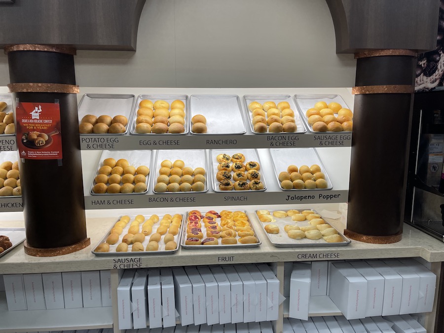 Right Display Case from Kolache Factory in Houston, Texas