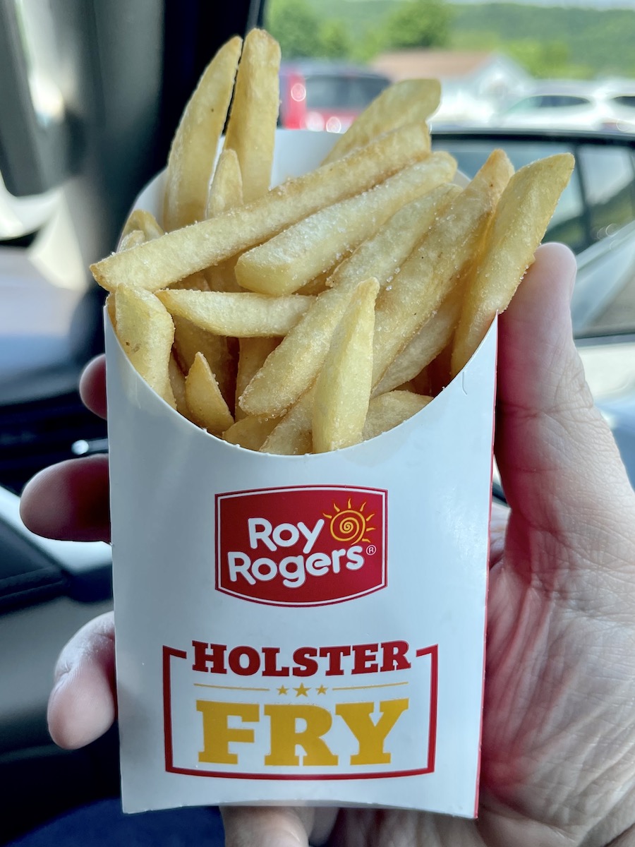 French Fries from the Roy Rogers Restaurant in Pattersonville Travel Plaza New York