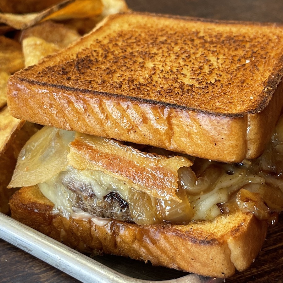 Patty Melt from Rustic Burger in Fayetteville, North Carolina