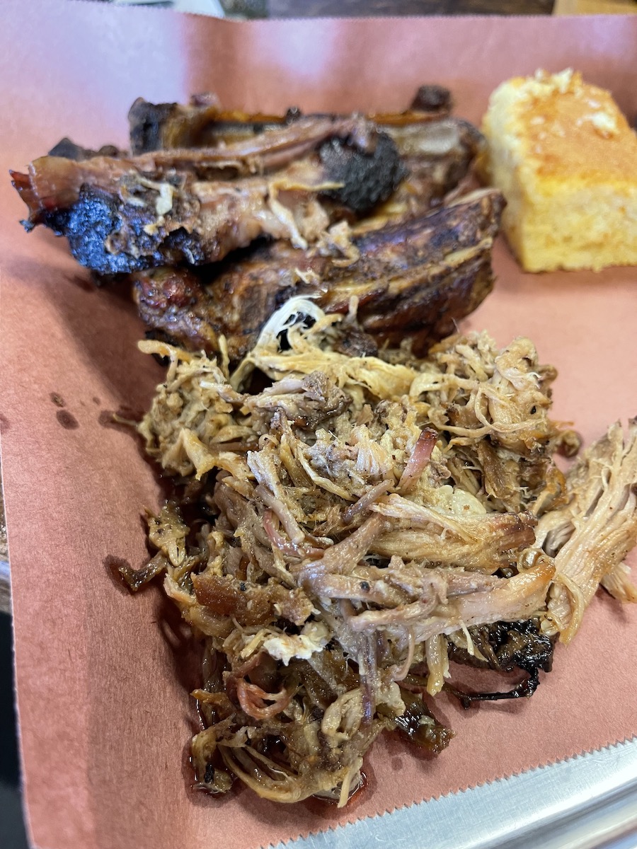 Pulled Pork & Brisket from Southern Coals Country Style Kitchen in Fayetteville, North Carolina