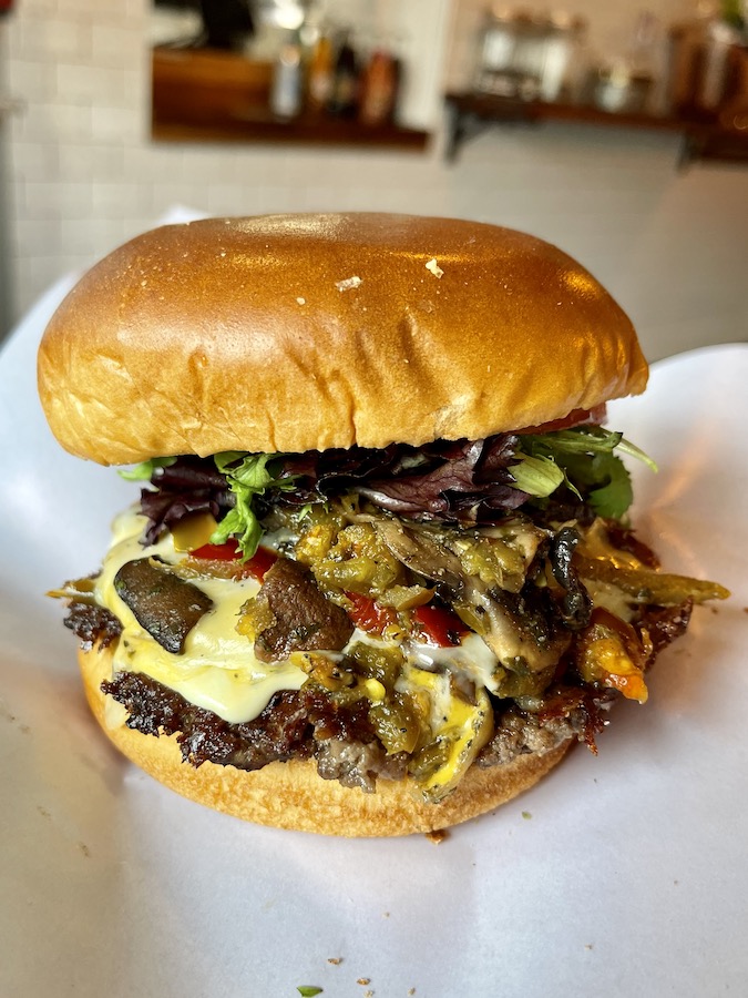 The Burgerly's Magnificent Burger in New Hope, Pennsylvania