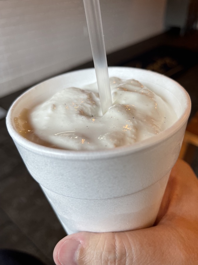 Vanilla Bean Ice Cream Shake from The Burgerly in New Hope, Pennsylvania