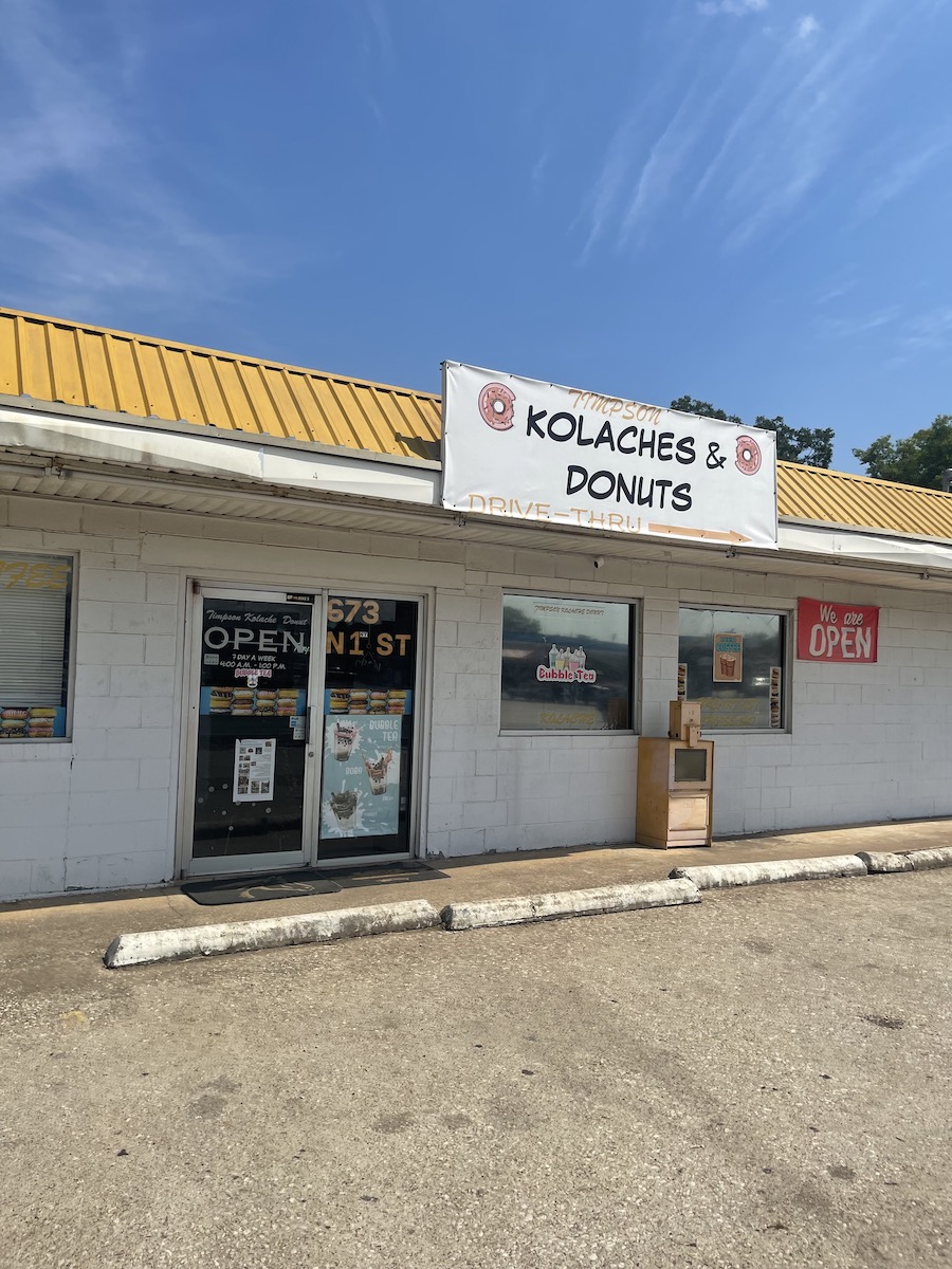 Timpson Kolaches & Donuts in Timpson, Texas