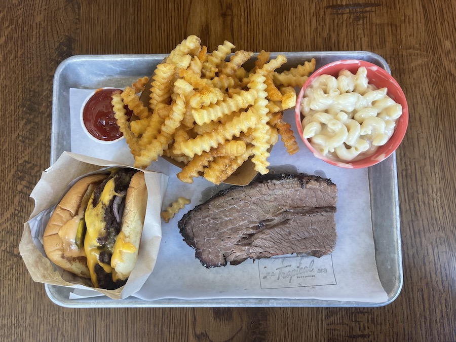 BBQ Lunch Platter from Tropical Smokehouse in West Palm Beach, Florida