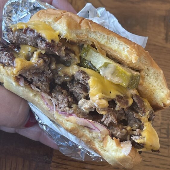 Double Smash Cheeseburger from Tropical Smokehouse in West Palm Beach, Florida