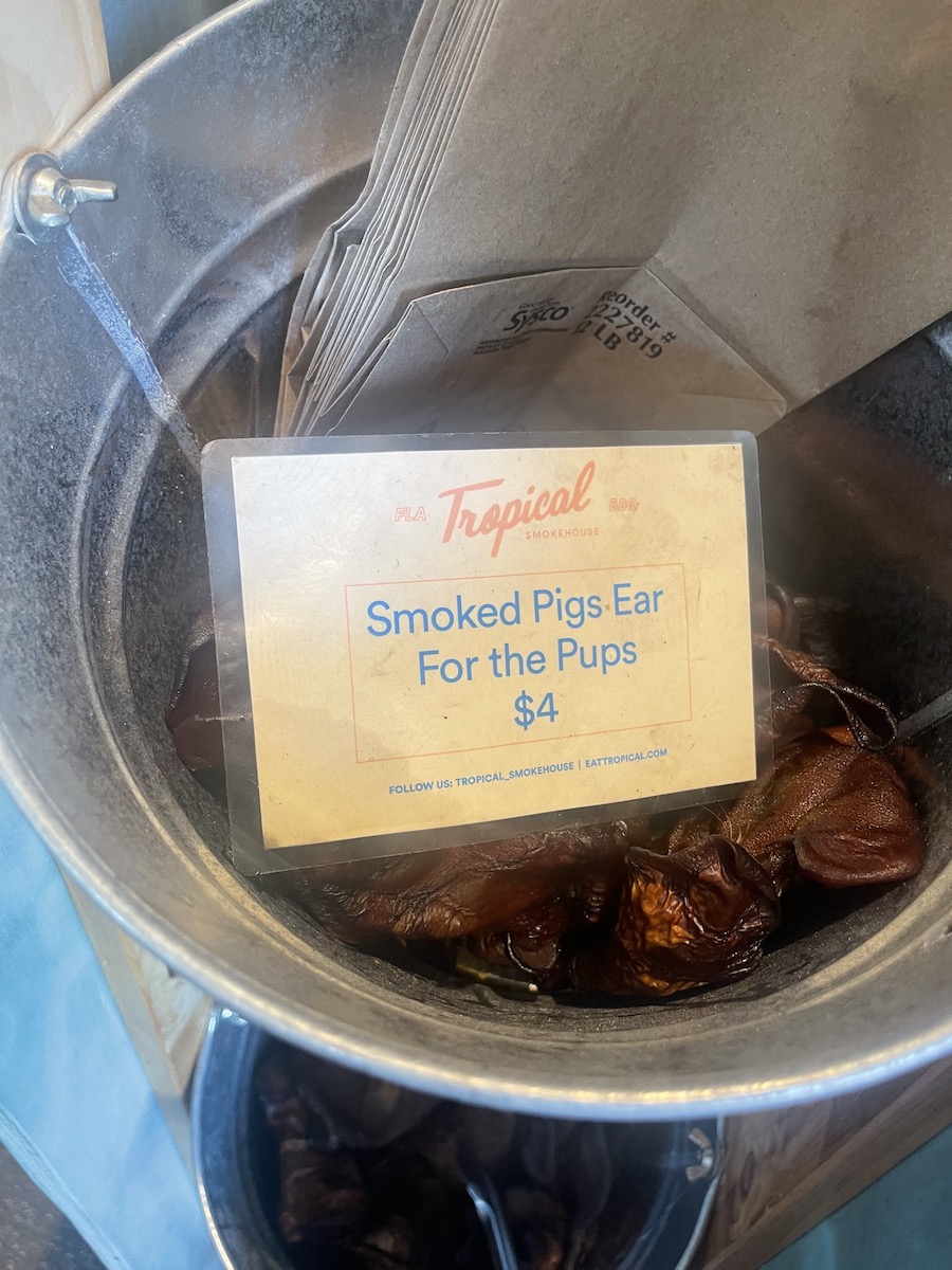 Smoked Pig Ears from Tropical Smokehouse in West Palm Beach, Florida