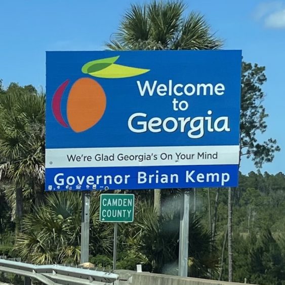 Welcome To Georgia Sign