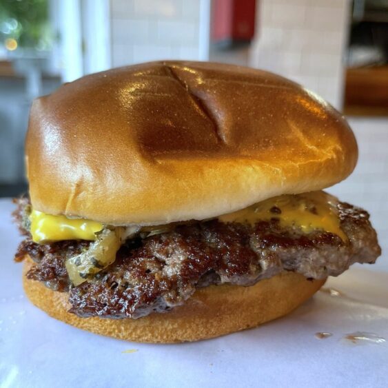 The Burgerly Burger from The Burgerly in New Hope, Pennsylvania