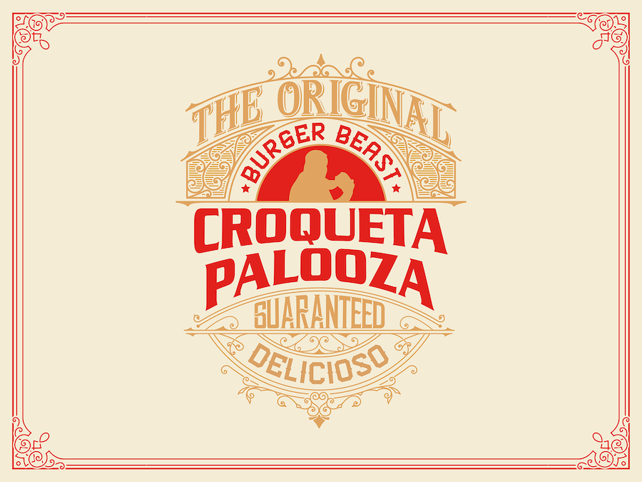 Croqueta Palooza Cigar Box Logo