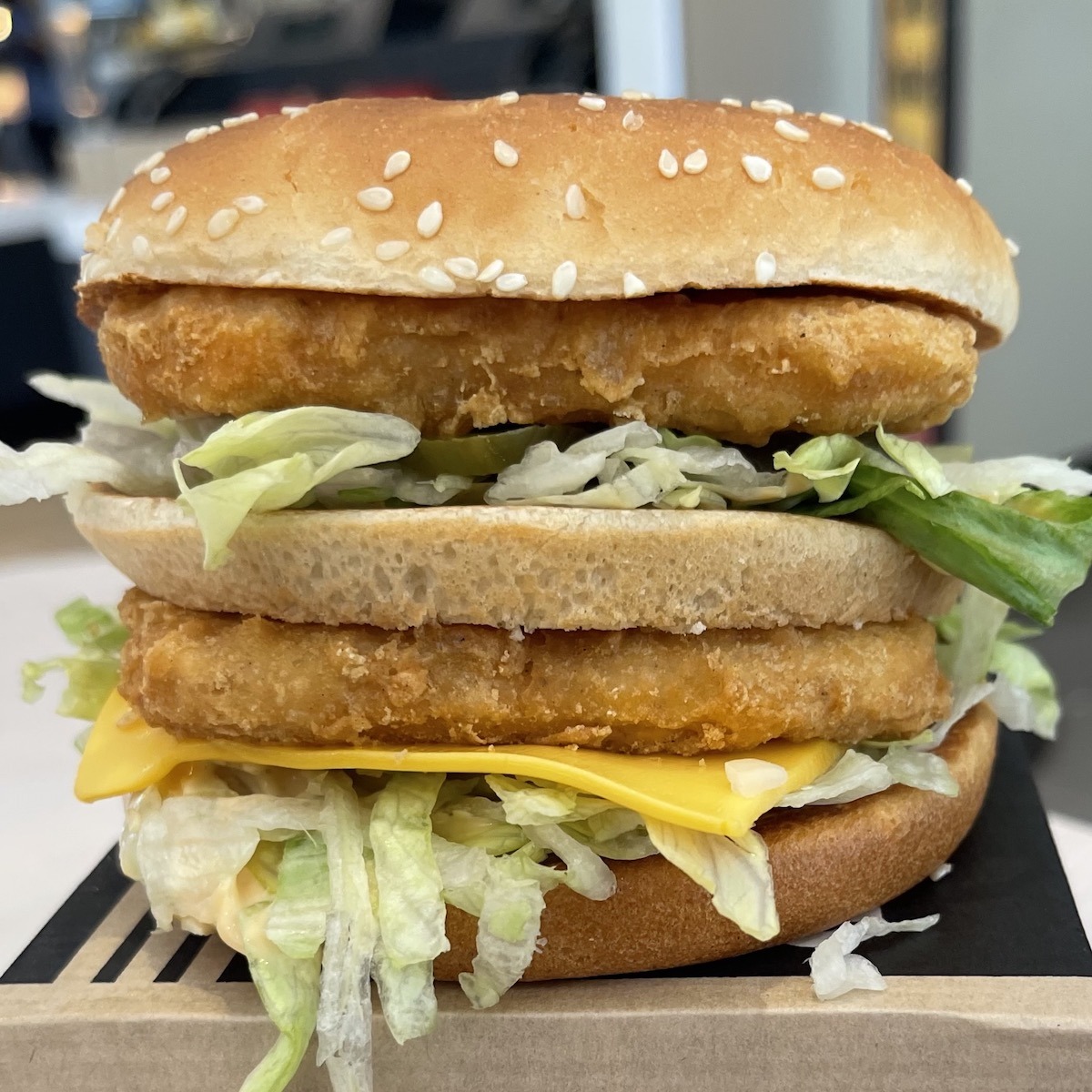 I Ate the McDonald's Chicken Big Mac • The Burger Beast