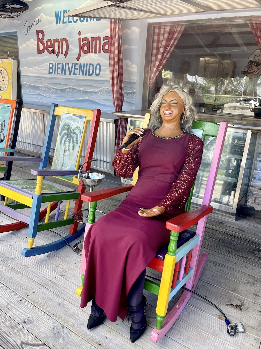 Celia Cruz at Jama Benn Jama in Hialeah Gardens, Florida
