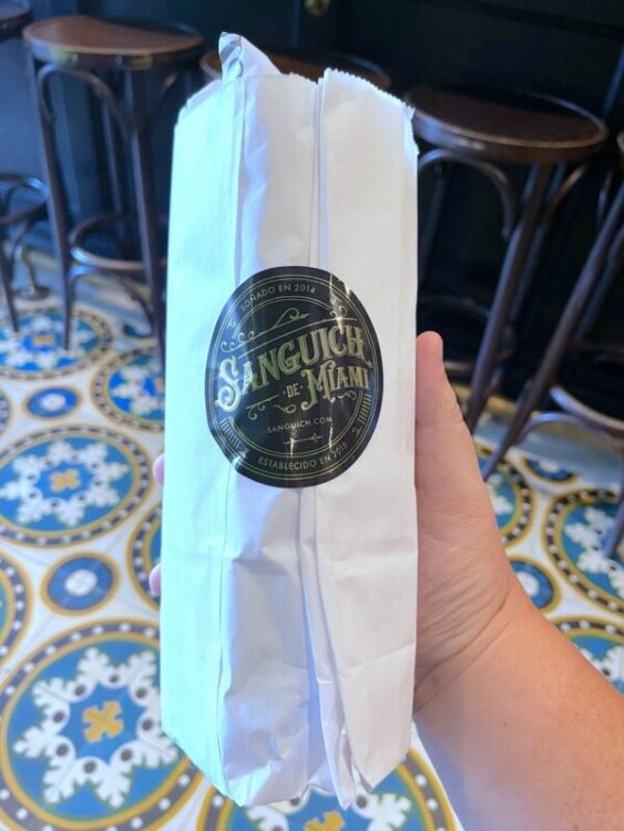 Wrapped Sandwich from Sanguich in Little Havana, Florida
