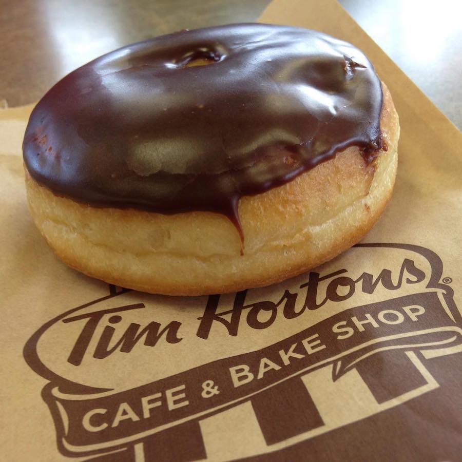 Boston Creme Donut from Tim Horton's in Columbus, Ohio