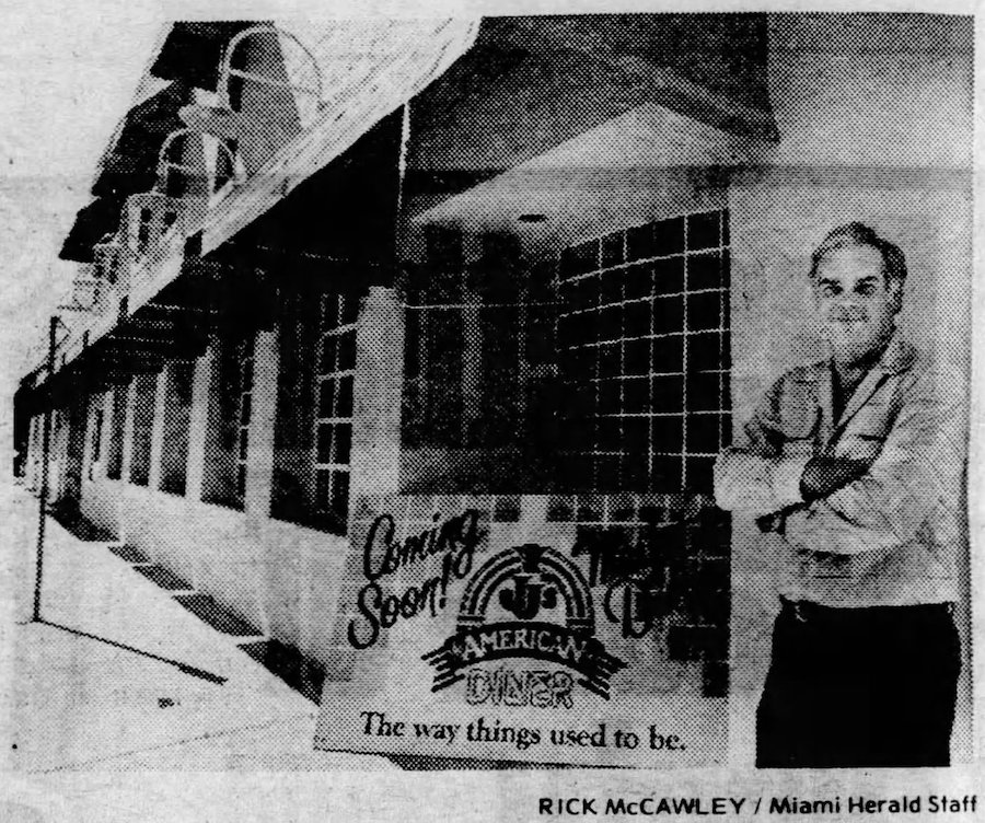 JJ's American Diner in the Miami Herald December 2nd, 1984