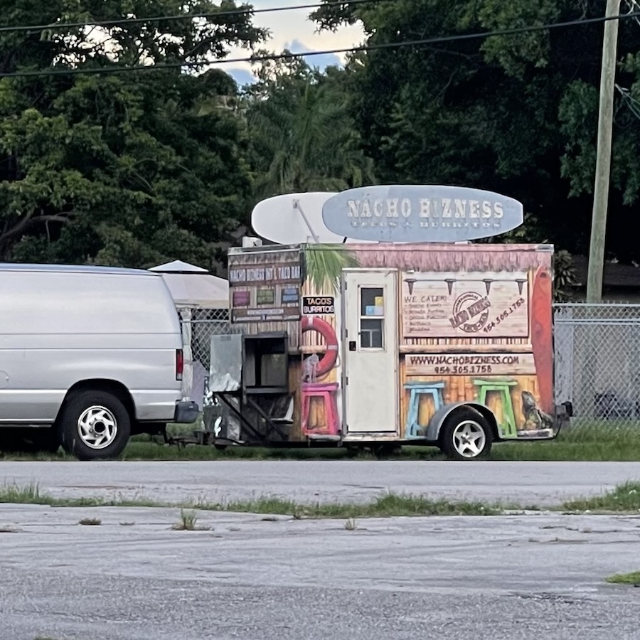 Nacho Bizness Food Truck out in the wild 2022