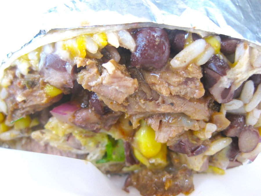 Nacho Bizness Food Truck Burrito